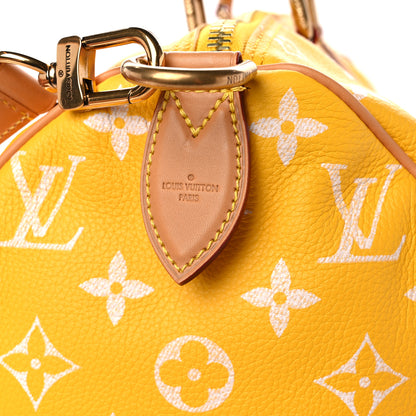 Louis Vuitton Calfskin Monogram Speedy P9 Bandouliere 40 Jaune Mat 11 of 12