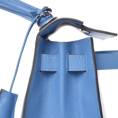 Hermes Epsom Kelly Sellier 28 Bleu Paradise 20 of 36