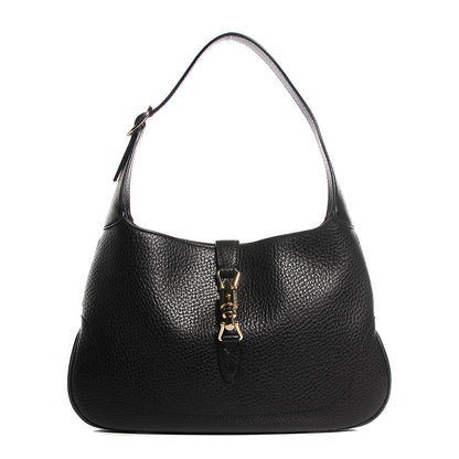 Gucci Calfskin Small Jackie O Hobo Black 1 of 7