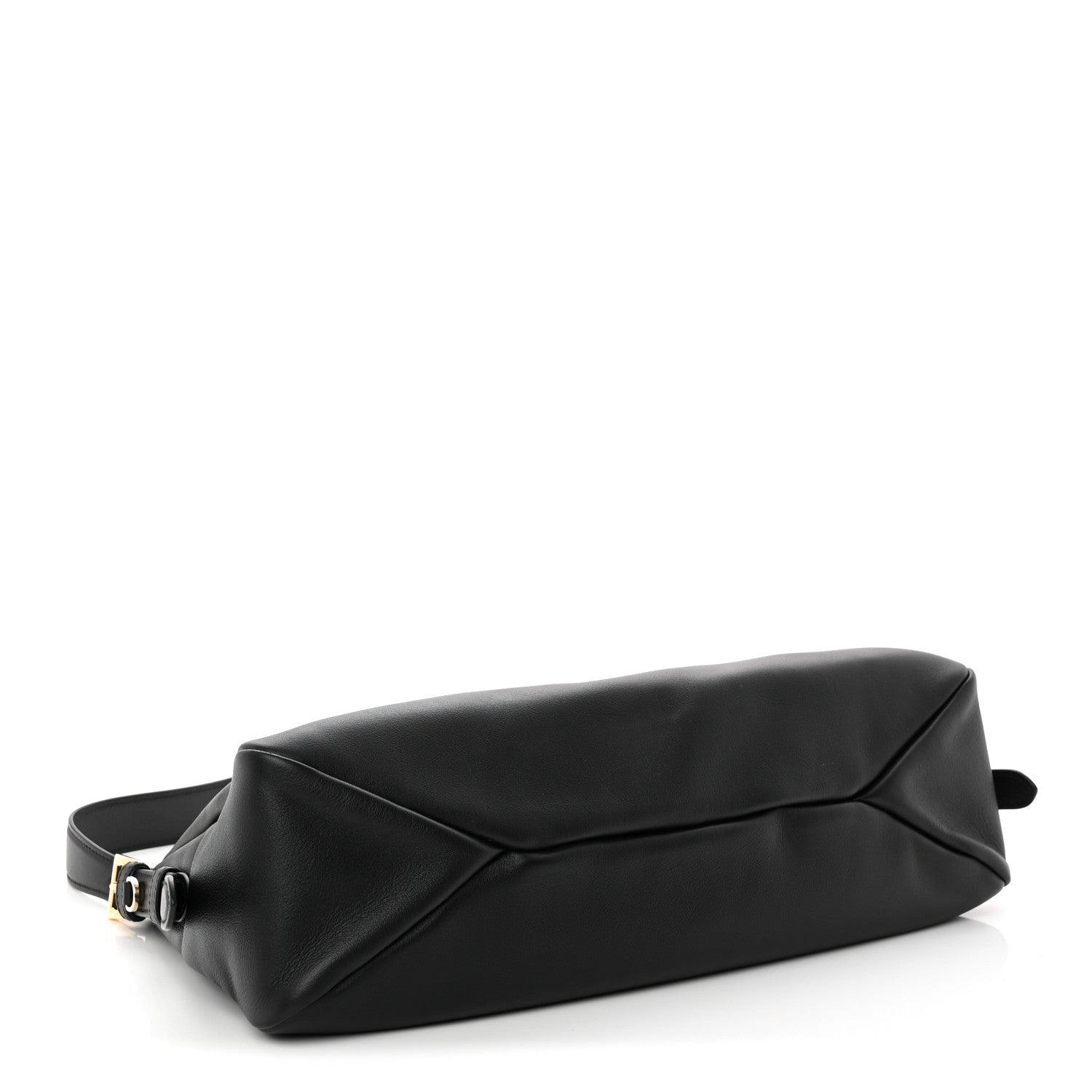 Prada Soft Calfskin Large Aimée Shoulder Bag Black 4 of 10