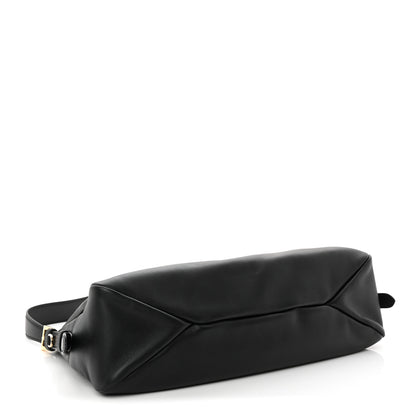 Prada Soft Calfskin Large Aimée Shoulder Bag Black 4 of 10