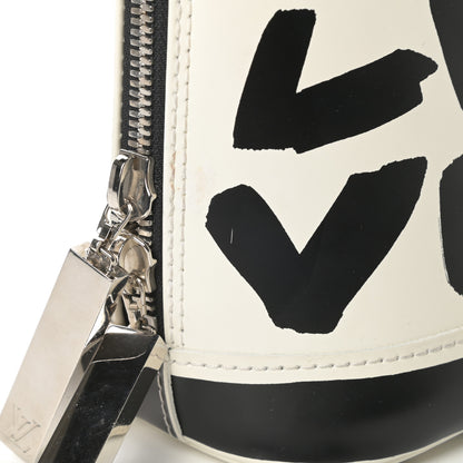 Louis Vuitton Graffiti Alma MM Black 10 of 10
