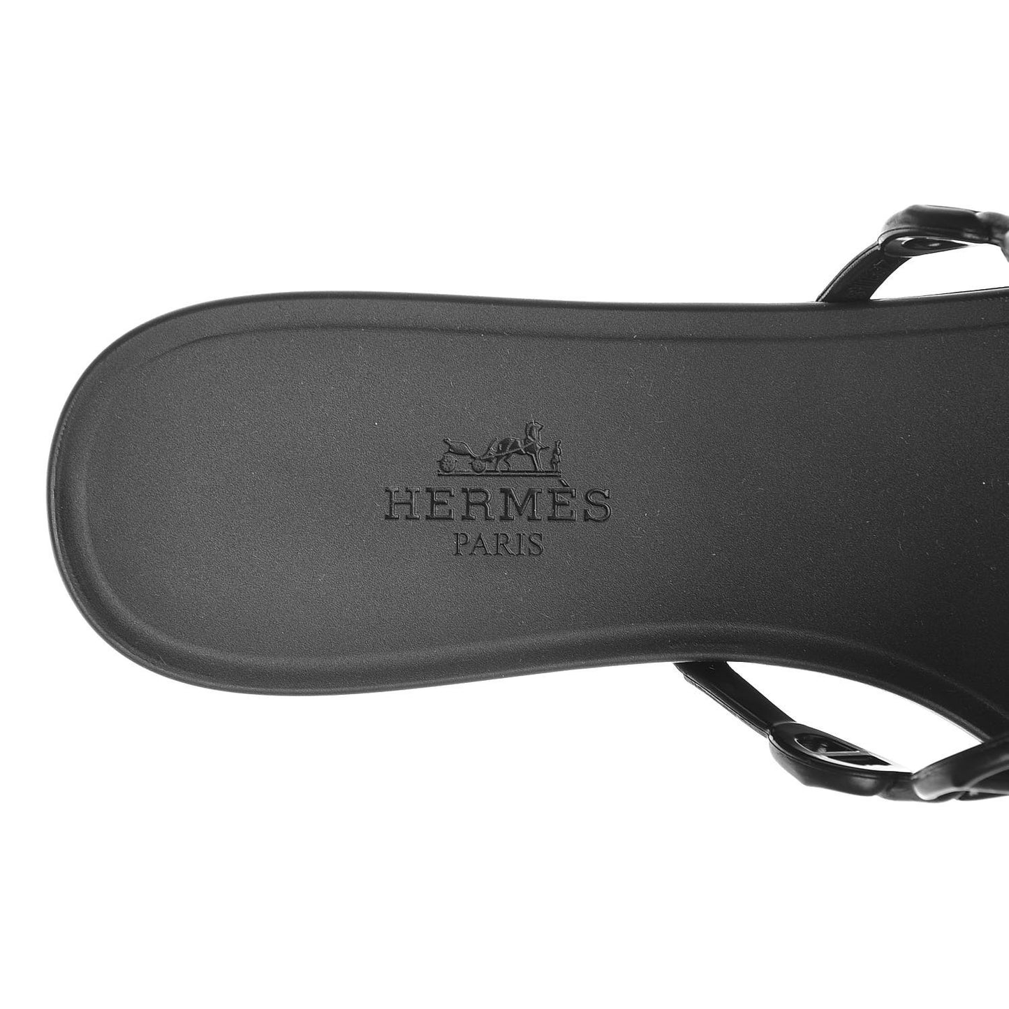 Rubber Chaine d'Ancre Rivage Sandals 35 Black