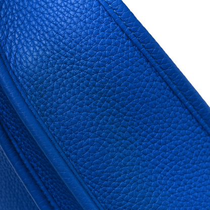 Hermes Taurillon Clemence Evelyne III GM Bleu Hydra 19 of 20