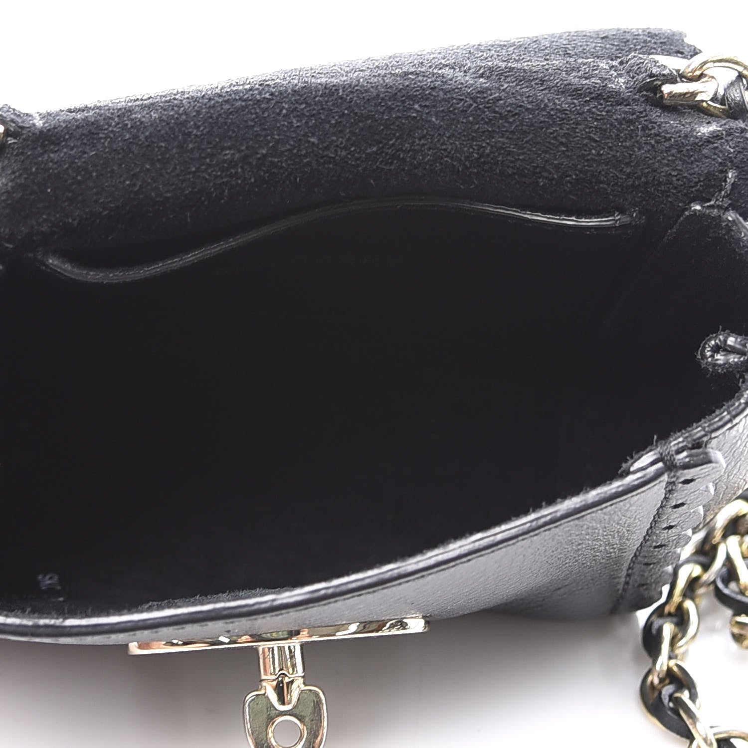 Mulberry Soft Matte Calfskin Mini Cookie Flap Black 4 of 9