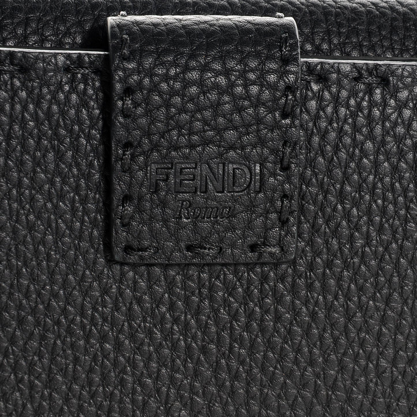Cuoio Romano Selleria Peekaboo Continental Wallet Black