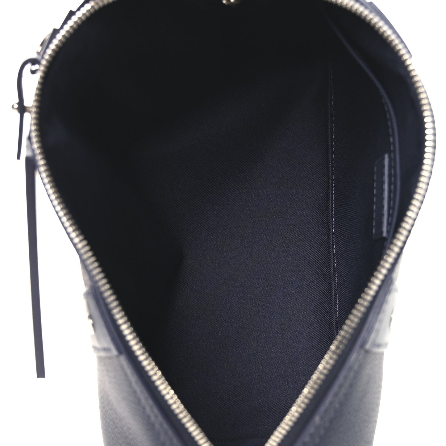 Grained Calfskin Aerogram City Keepall Ink Blue