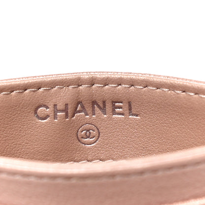 Chanel Goatskin Camellia Embossed Card Holder Light Pink 6 of 15