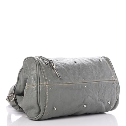 Chloe Calfskin Medium Paddington Satchel Gris Vert 4 of 14