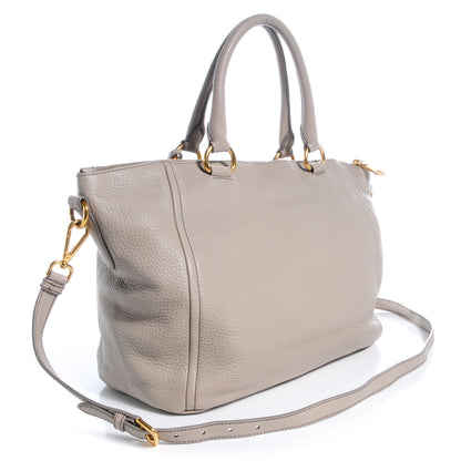 Prada Vitello Daino Tote Pomice 3 of 12