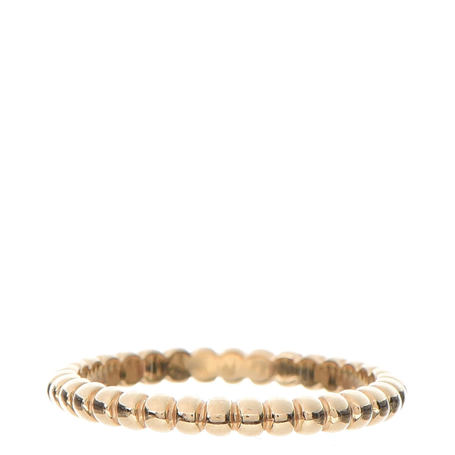 Van Cleef & Arpels 18K Yellow Gold Small Perlee Ring 49 5 3 of 5