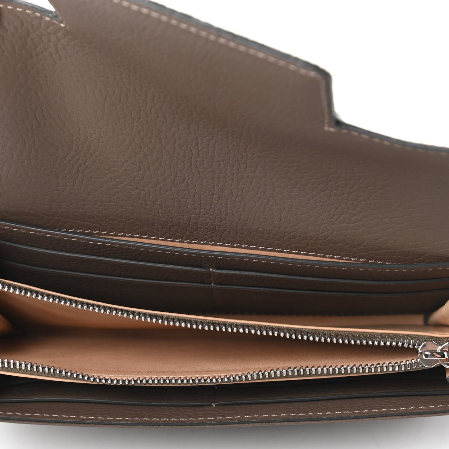 Calfskin Galuchat Long Madame Polo Clutch Tourterelle