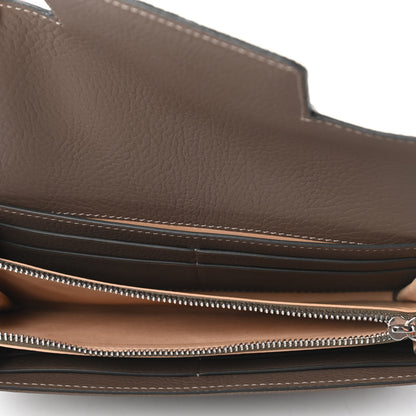 Delvaux Calfskin Galuchat Long Madame Polo Clutch Tourterelle 5 of 11