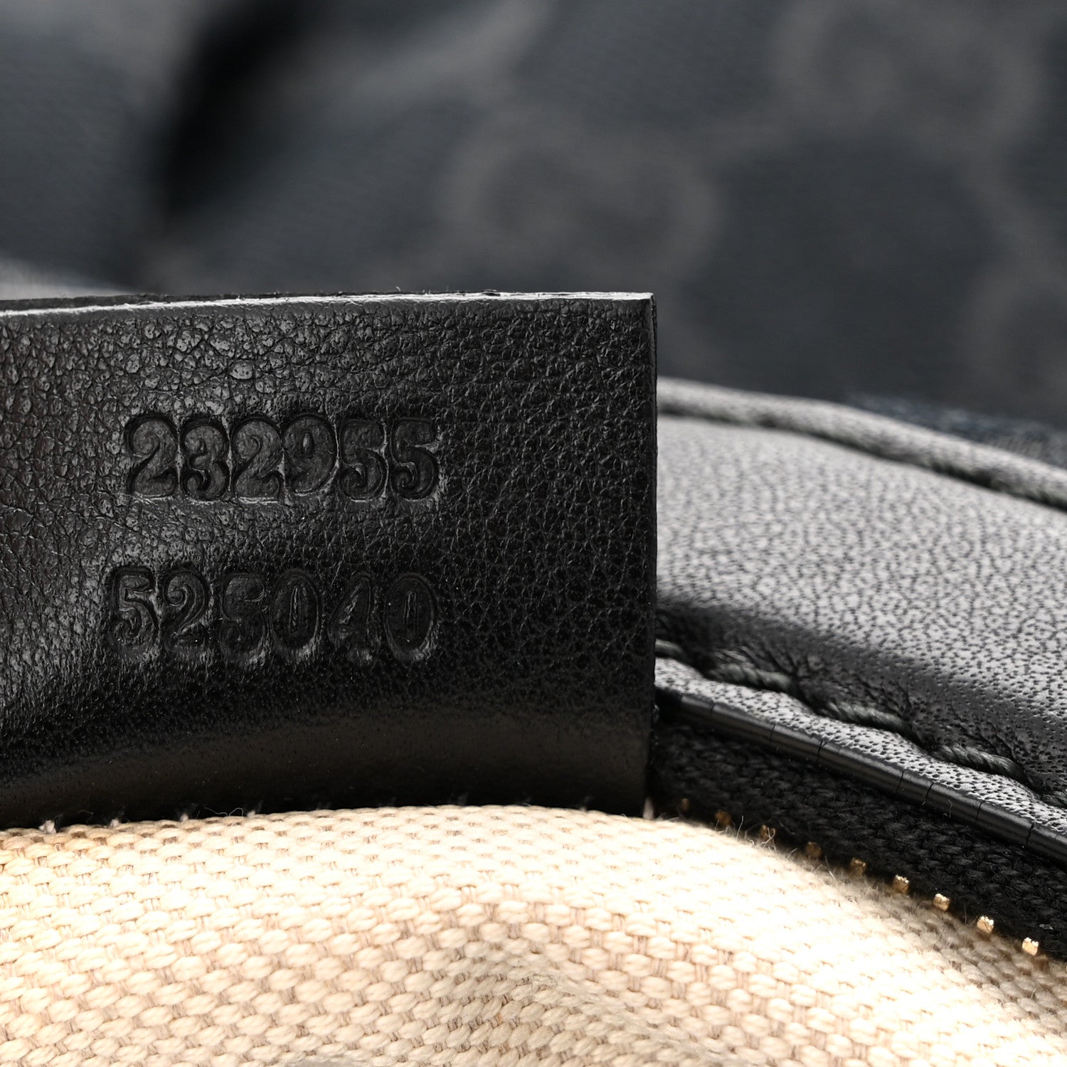 Gucci Monogram Medium Sukey Hobo Black 7 of 11