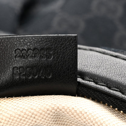 Gucci Monogram Medium Sukey Hobo Black 7 of 11