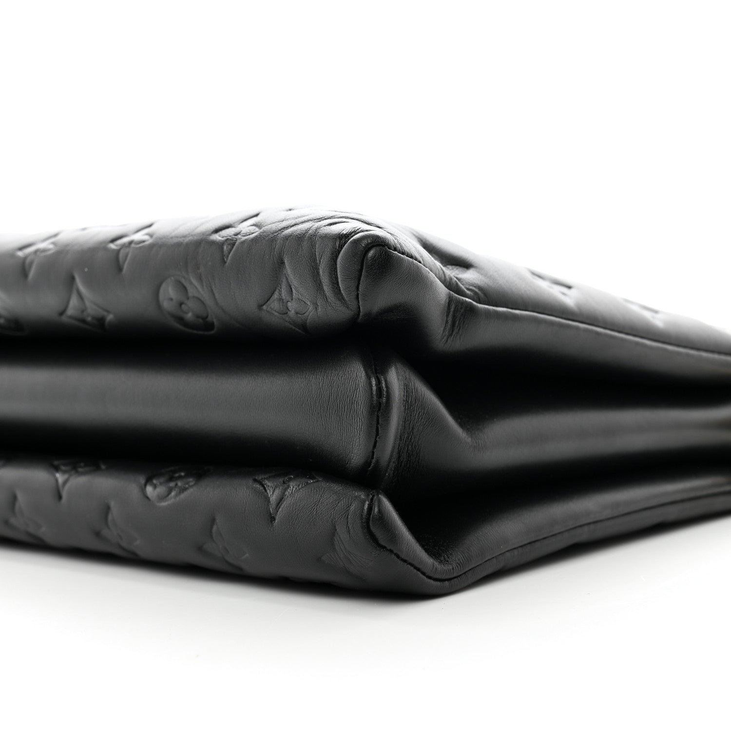 Louis Vuitton Lambskin Embossed Monogram Coussin MM Black 11 of 11