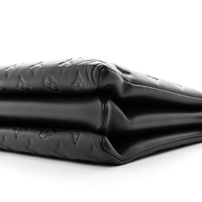 Louis Vuitton Lambskin Embossed Monogram Coussin MM Black 11 of 11