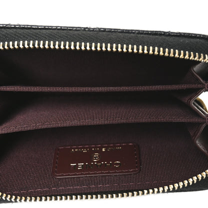 Chanel Caviar Quilted Zip Coin Purse Black 5 of 8
