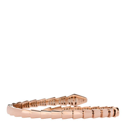 Bulgari 18K Rose Gold Diamond Serpenti Viper Bracelet S 2 of 4