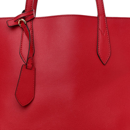 Burberry Haymarket Check Medium Reversible Tote Poppy Red 11 of 18