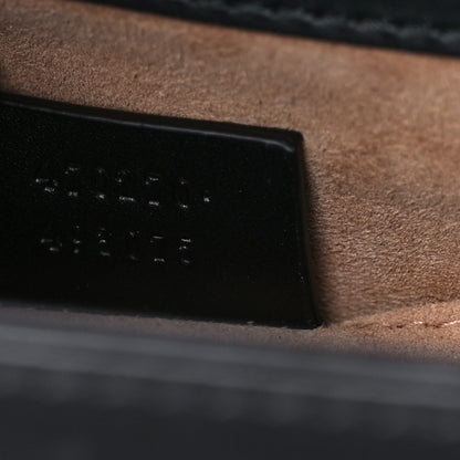 Gucci Calfskin Mini Sylvie Top Handle Bag Black 7 of 15