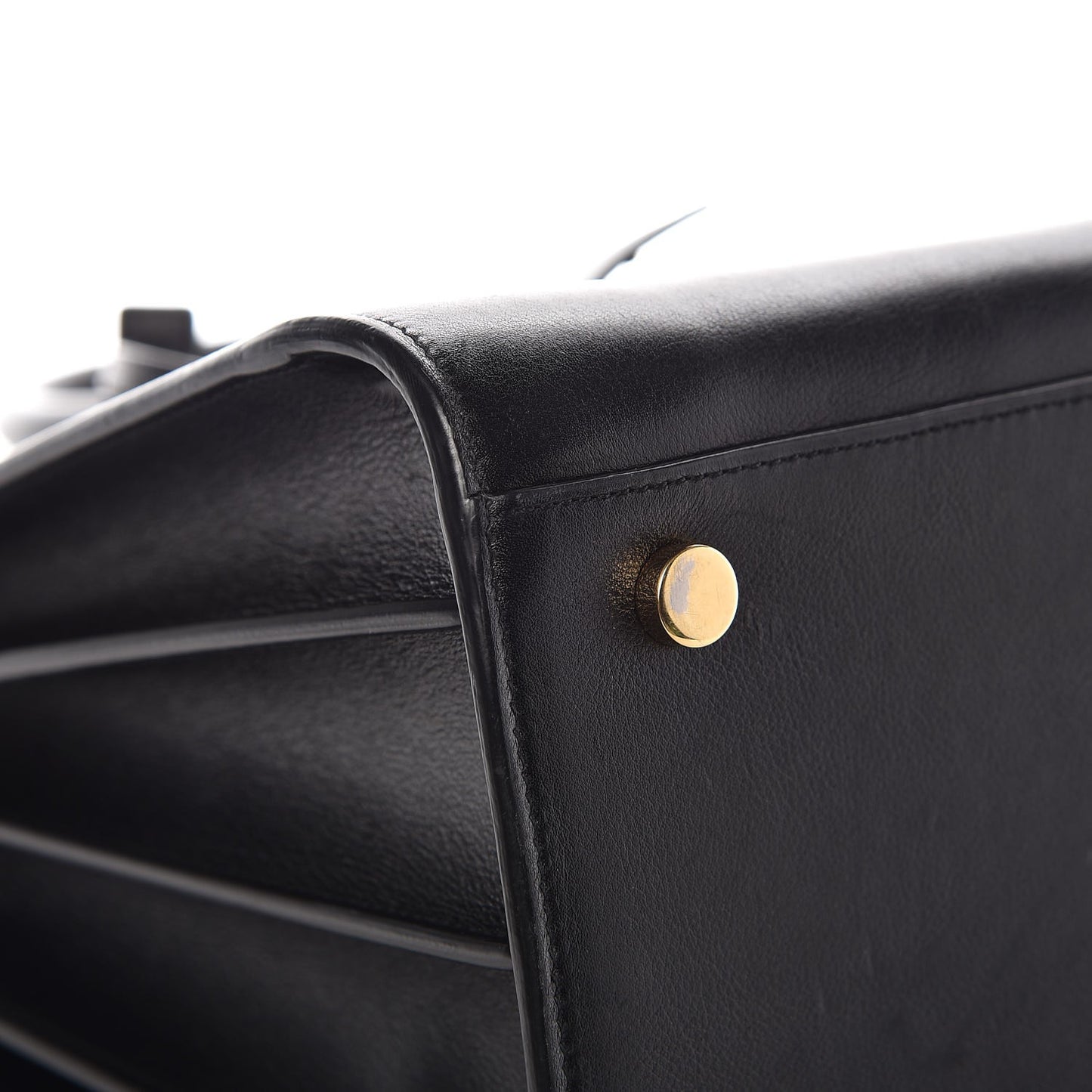 Calfskin Small Sac De Jour Black