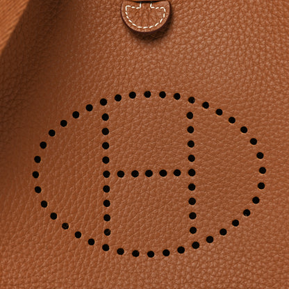 Hermes Taurillon Clemence Evelyne TPM Gold 8 of 11