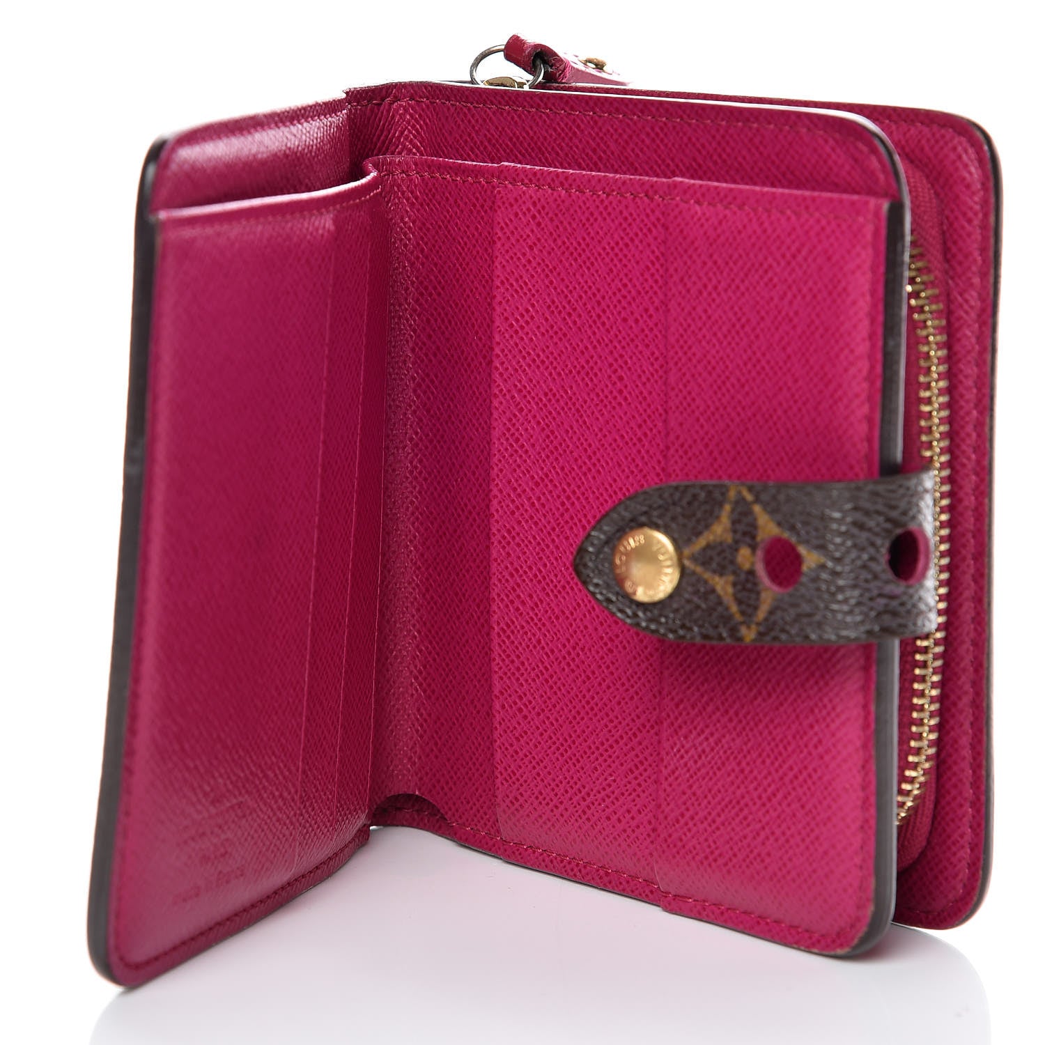 Louis Vuitton Monogram Perforated Compact Zipped Wallet Fuchsia 5 of 8