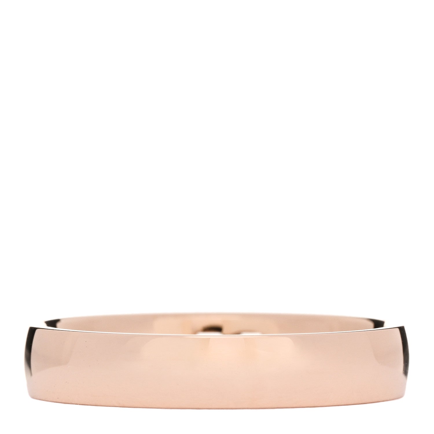 Hermes 18K Rose Gold Diamond Ever Herakles Wedding Band Ring 53 6.5 3 of 5