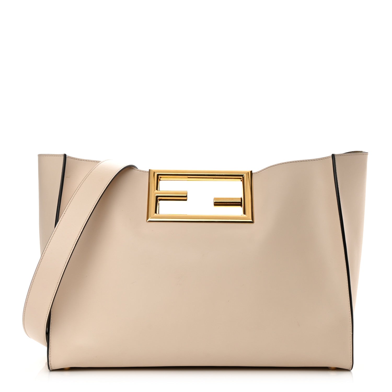 Fendi Vitello King Medium Fendi Way Tote Camelia 1 of 18