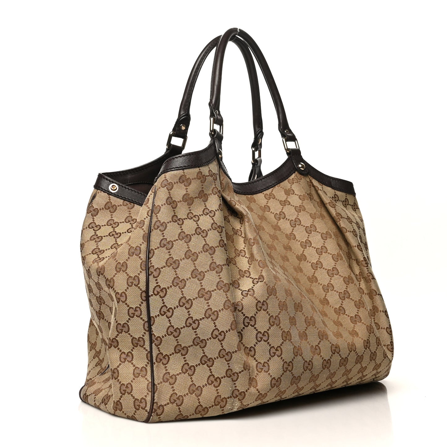 Monogram Large Sukey Tote Dark Brown