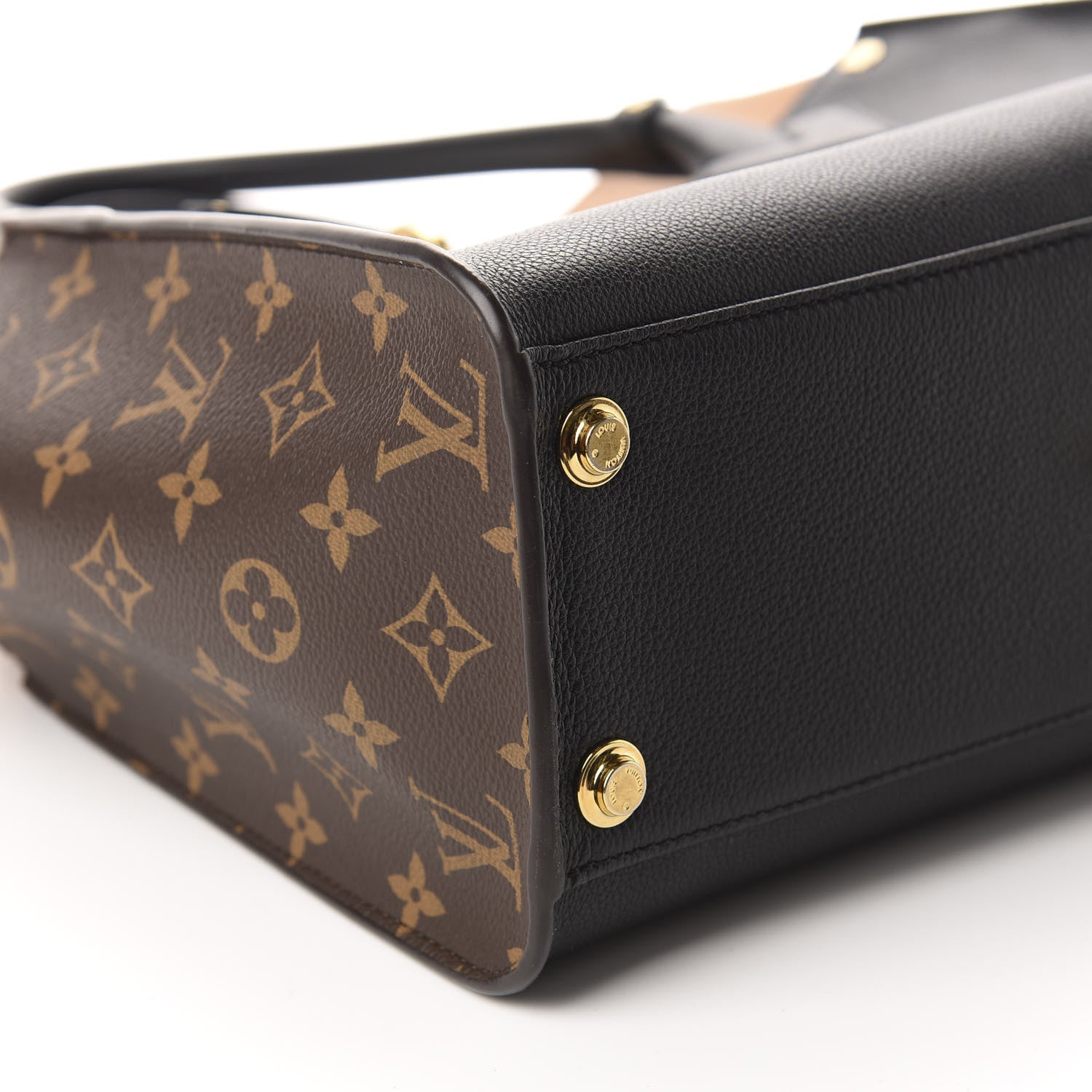 Louis Vuitton Calfskin Monogram On My Side Black 7 of 10