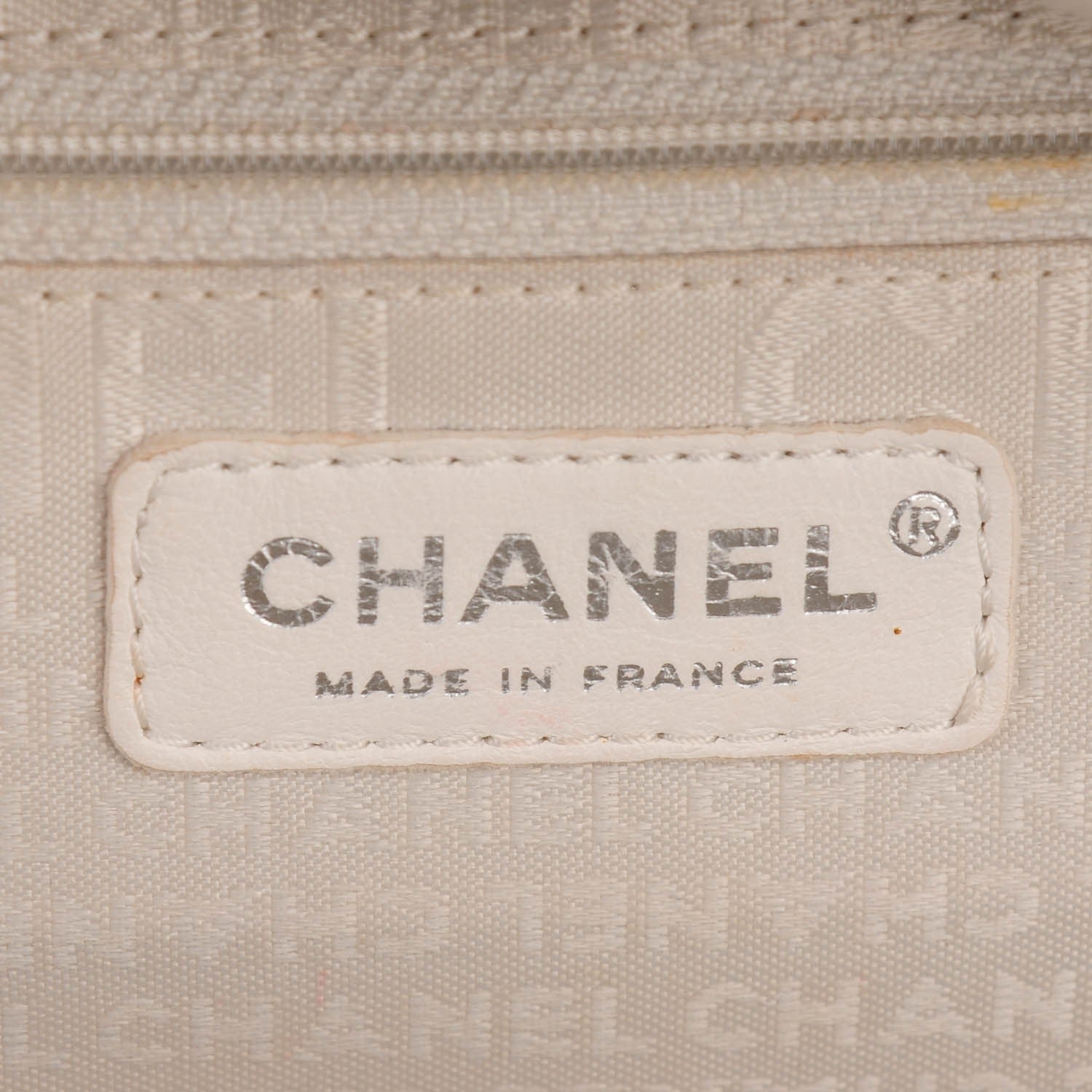 Chanel Calfskin Round Bowling Bag White 6 of 9