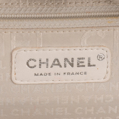Chanel Calfskin Round Bowling Bag White 6 of 9