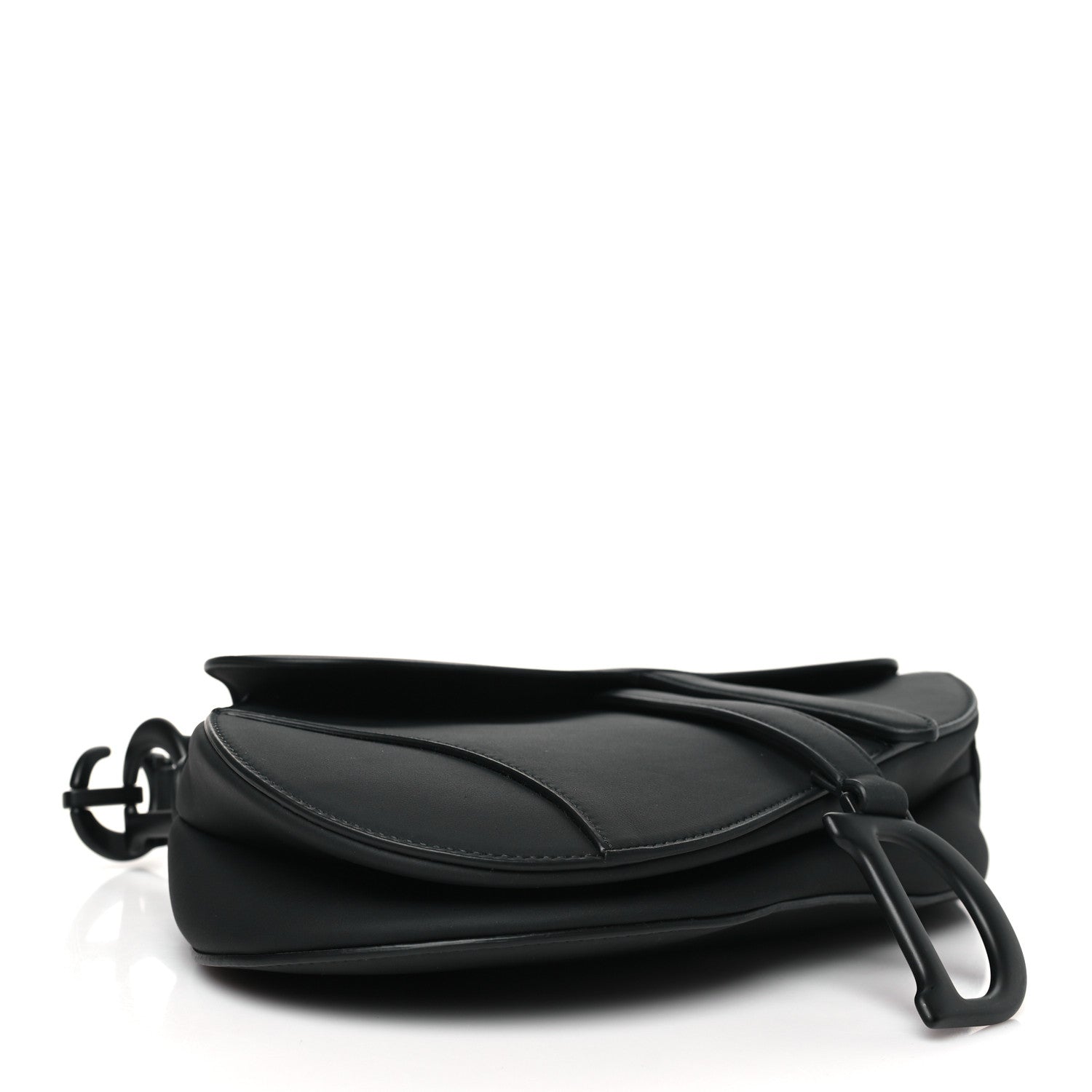 Christian Dior Ultra Matte Calfskin Saddle Bag Black 4 of 10