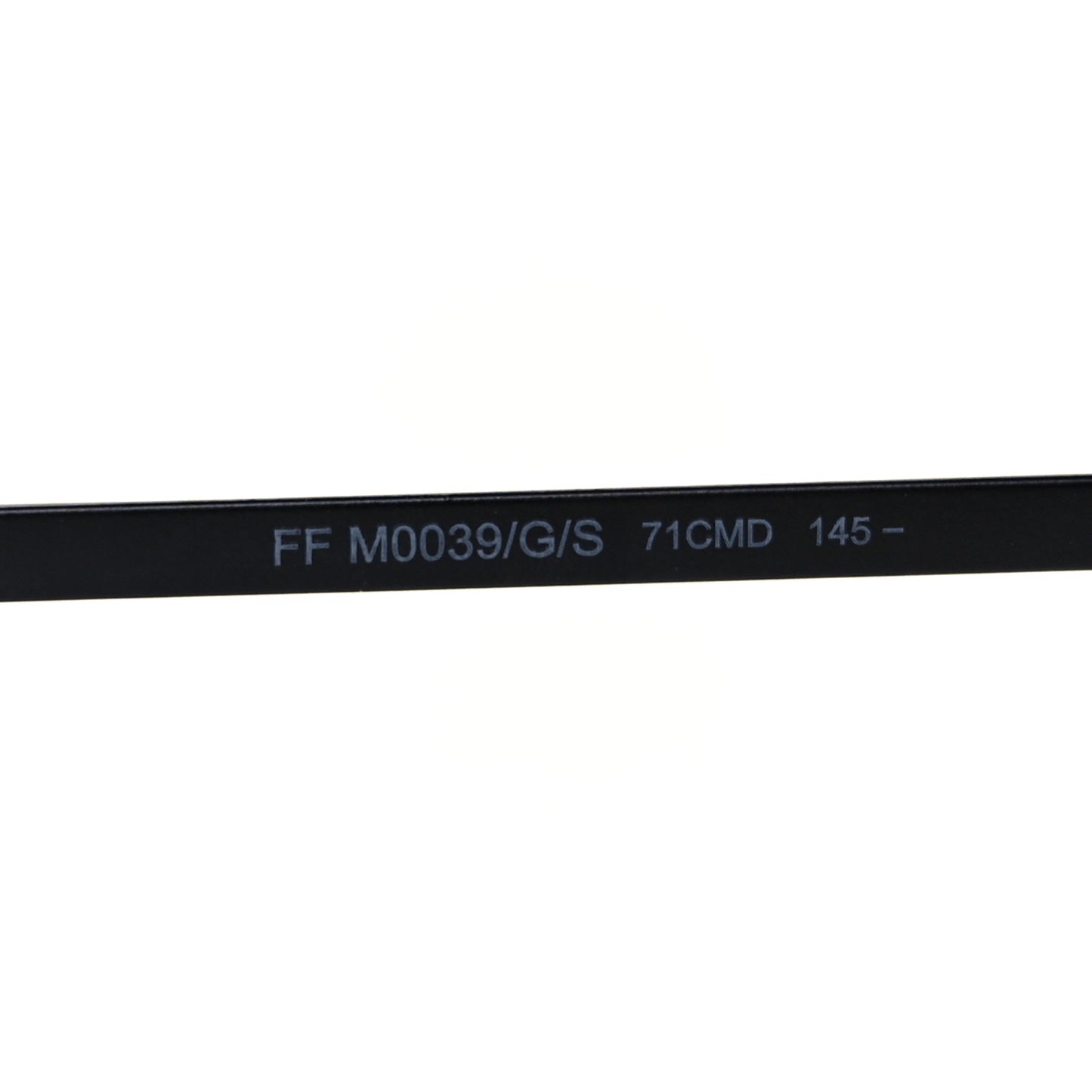 Rubber FF Fabulous Shield Sunglasses FF M0039/G/S Black Yellow
