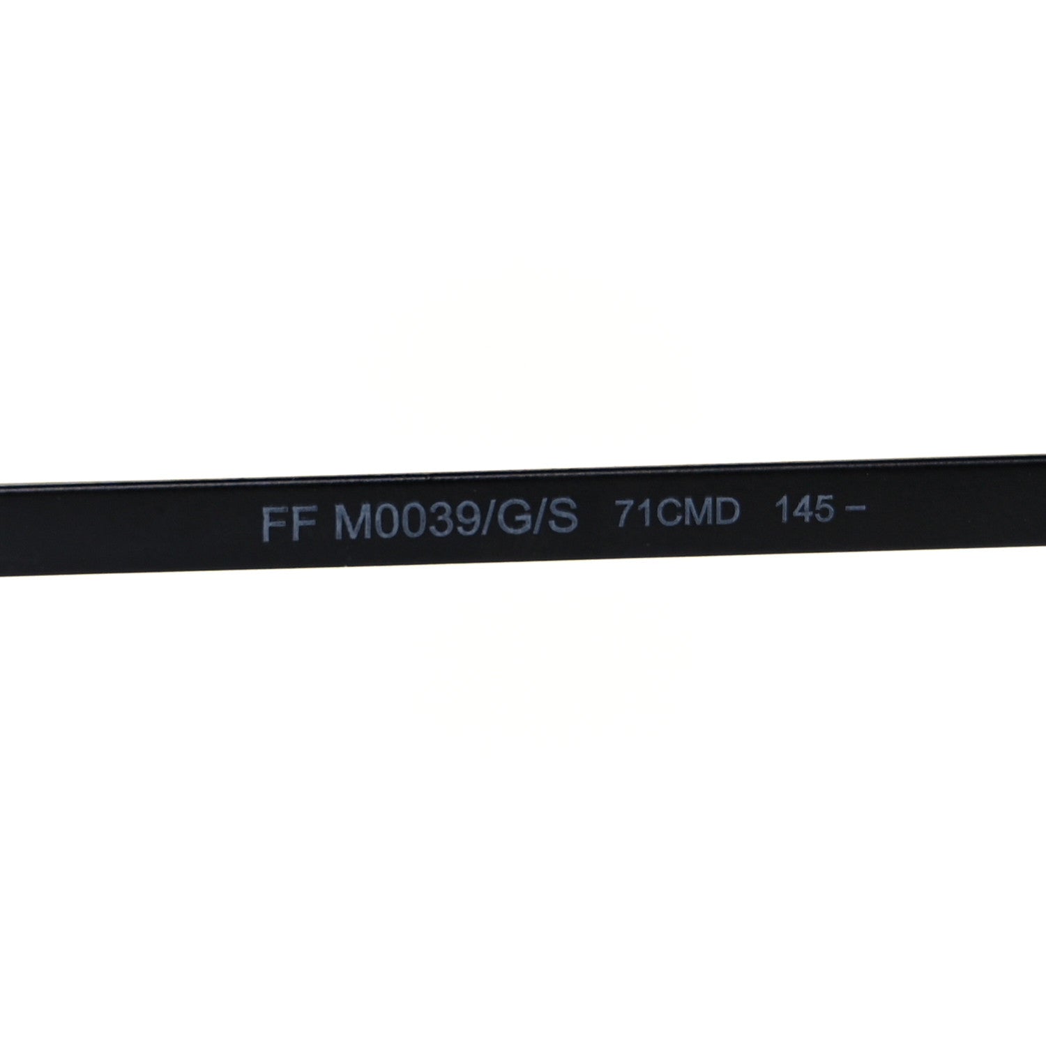 Fendi Rubber FF Fabulous Shield Sunglasses FF M0039/G/S Black Yellow 6 of 7