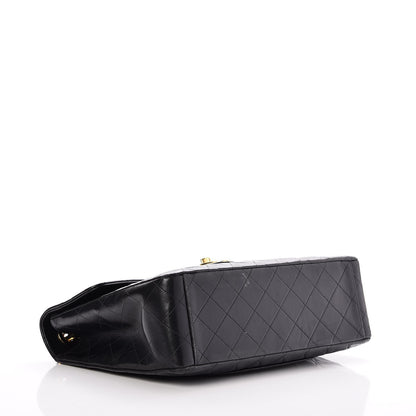 Chanel Lambskin Quilted Jumbo Single Flap Black 4 of 9