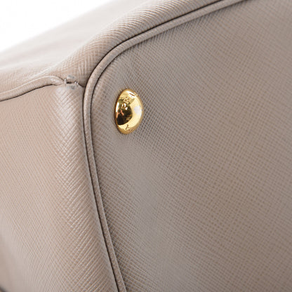 Prada Saffiano Lux Extra Large Galleria Double Zip Tote Argilla 13 of 13