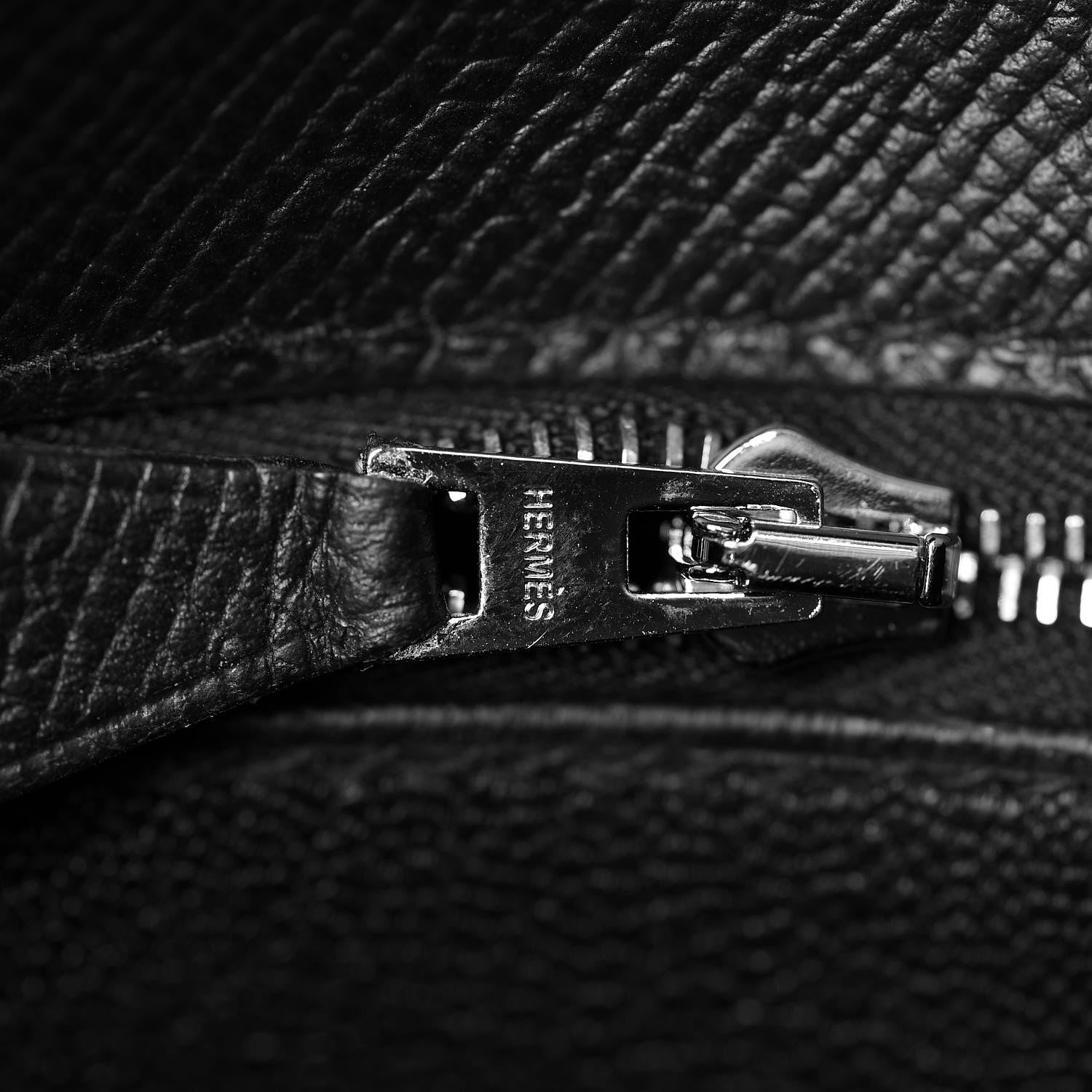 Hermes Epsom Kelly Sellier 35 Black 22 of 37