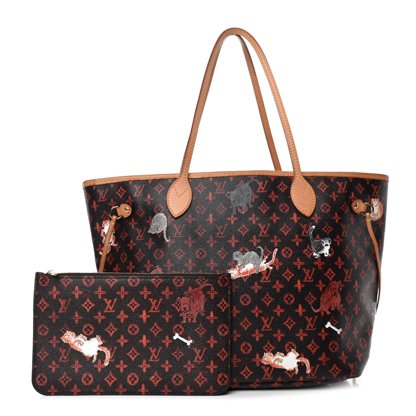 Catogram Neverfull MM Marron