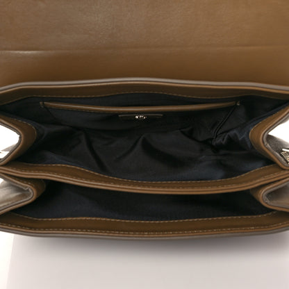Versace Nappa Palazzo Sultan Shoulder Bag Brown 5 of 10
