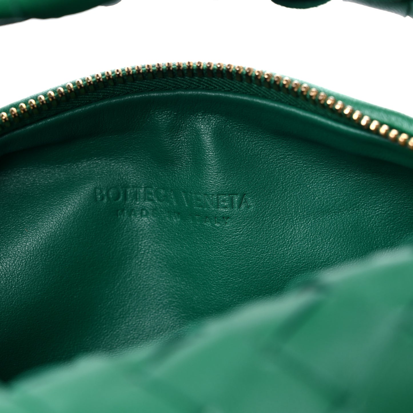 Nappa Intrecciato Mini Jodie Racing Green