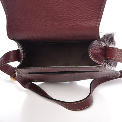 Chloe Calfskin Marcie Round Crossbody Bag Dark Velvet 5 of 8