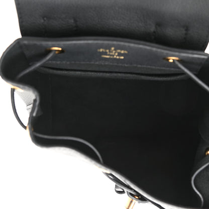 Louis Vuitton Calfskin Lockme Mini Backpack Black 5 of 9