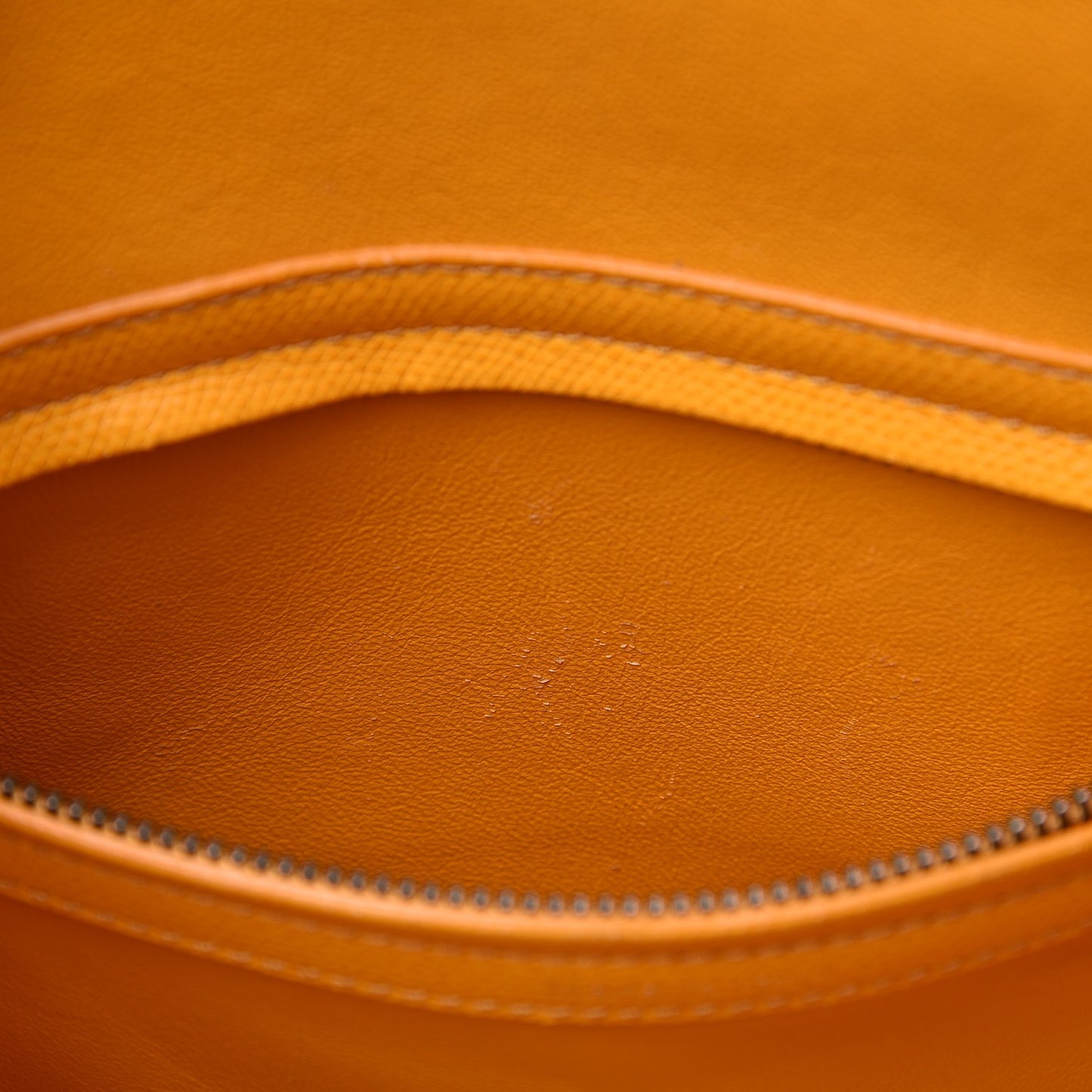 Grained Calfskin Medium Phantom Luggage Saffron