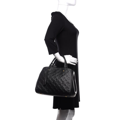 Louis Vuitton Empreinte Montaigne MM Black 3 of 13