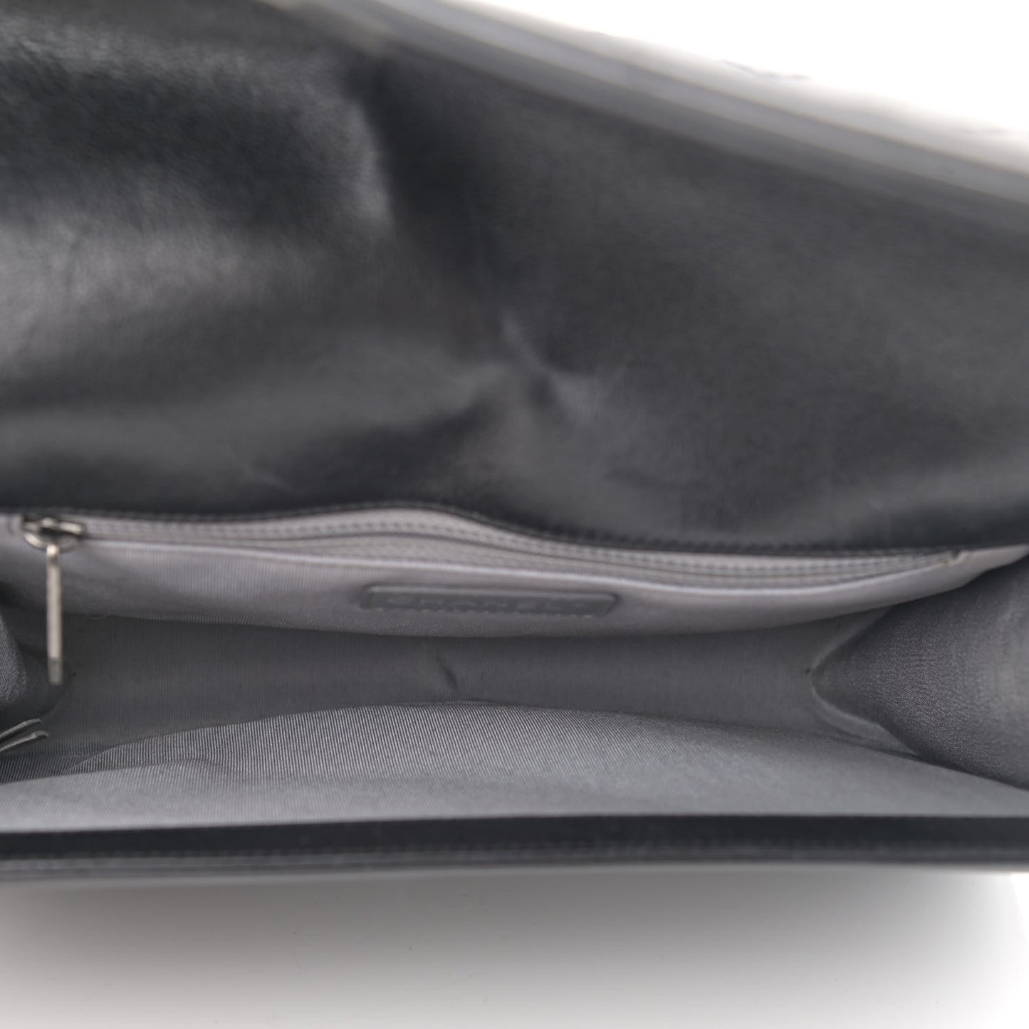 Calfskin Quilted Double Stitch New Medium Boy Flap Black
