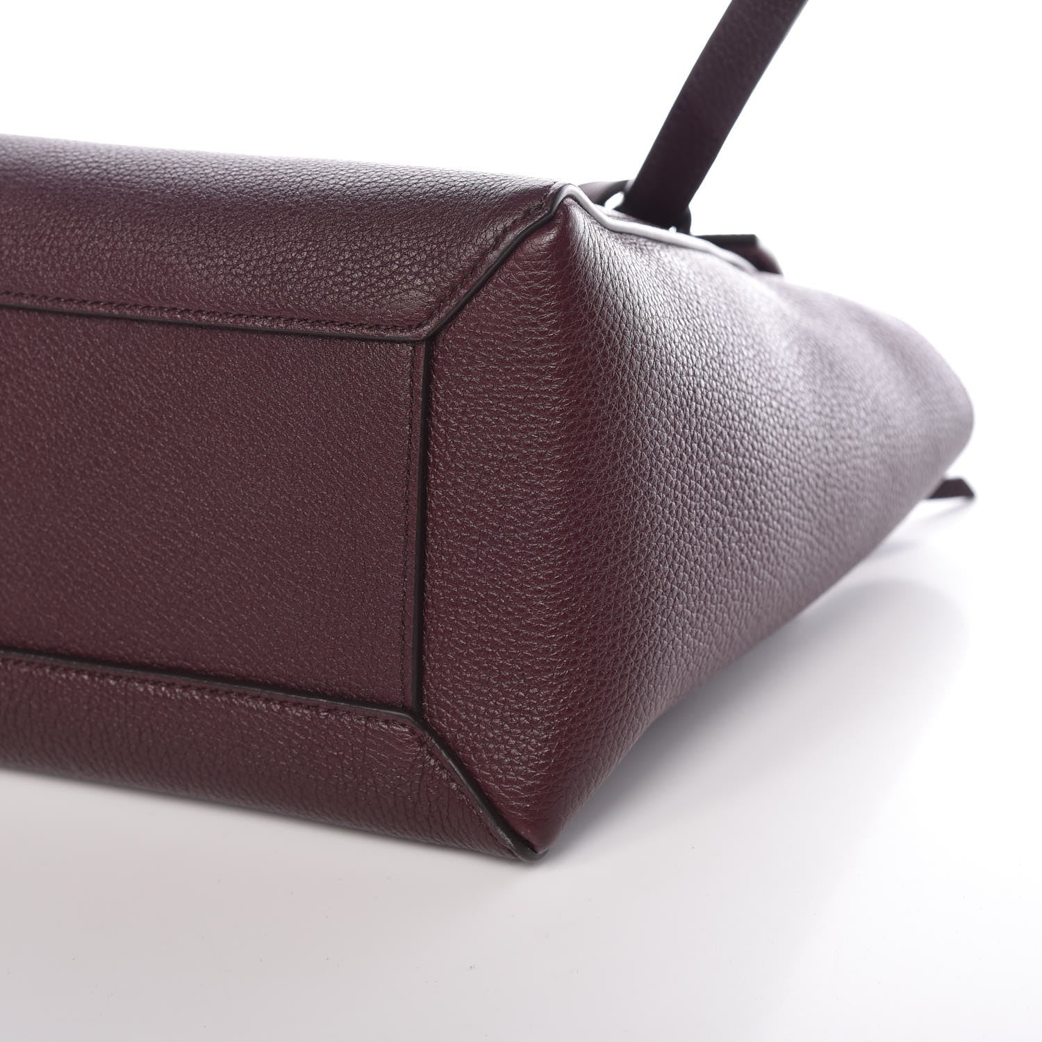 Celine Baby Grained Calfskin Micro Belt Bag Burgundy 6 of 11