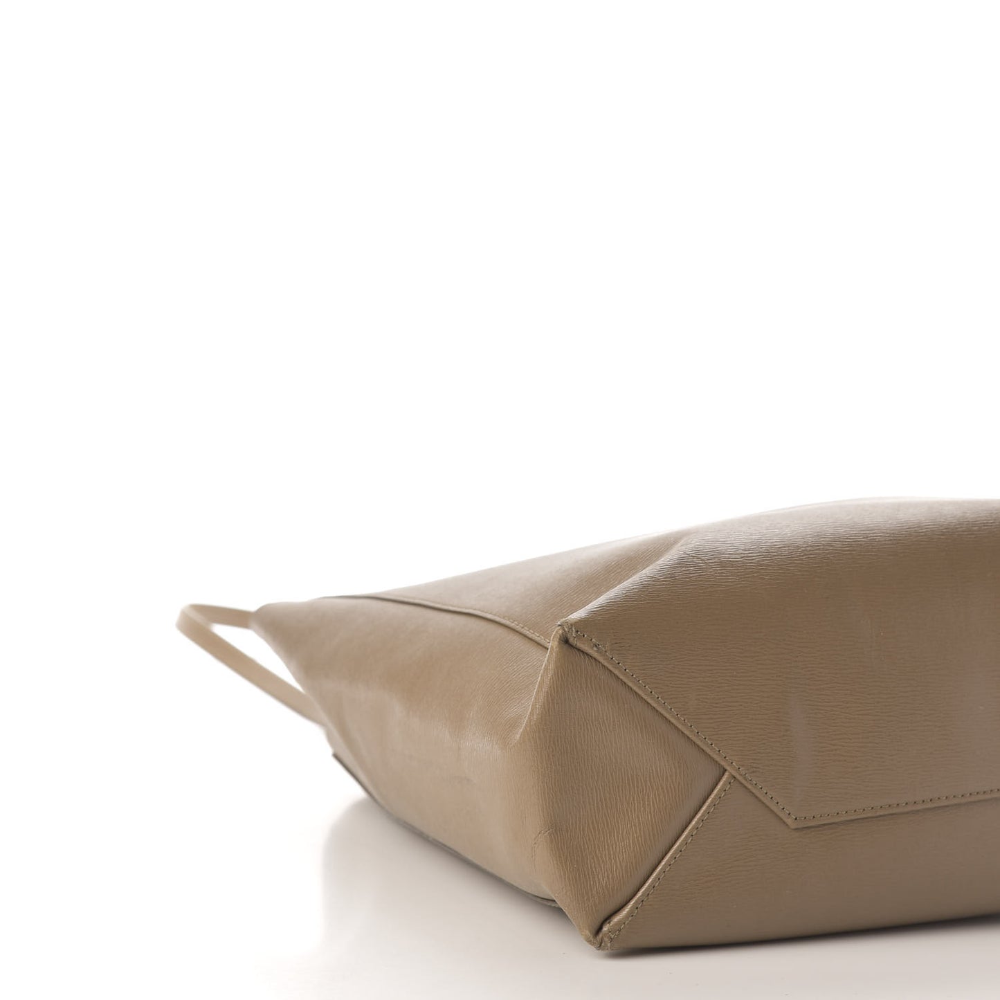 Liege Calfskin Small Vertical Cabas Taupe